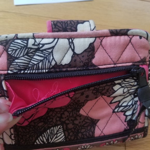 NWOT Vera Bradley Snappy Wallet in Mocha Rouge - Picture 3 of 7